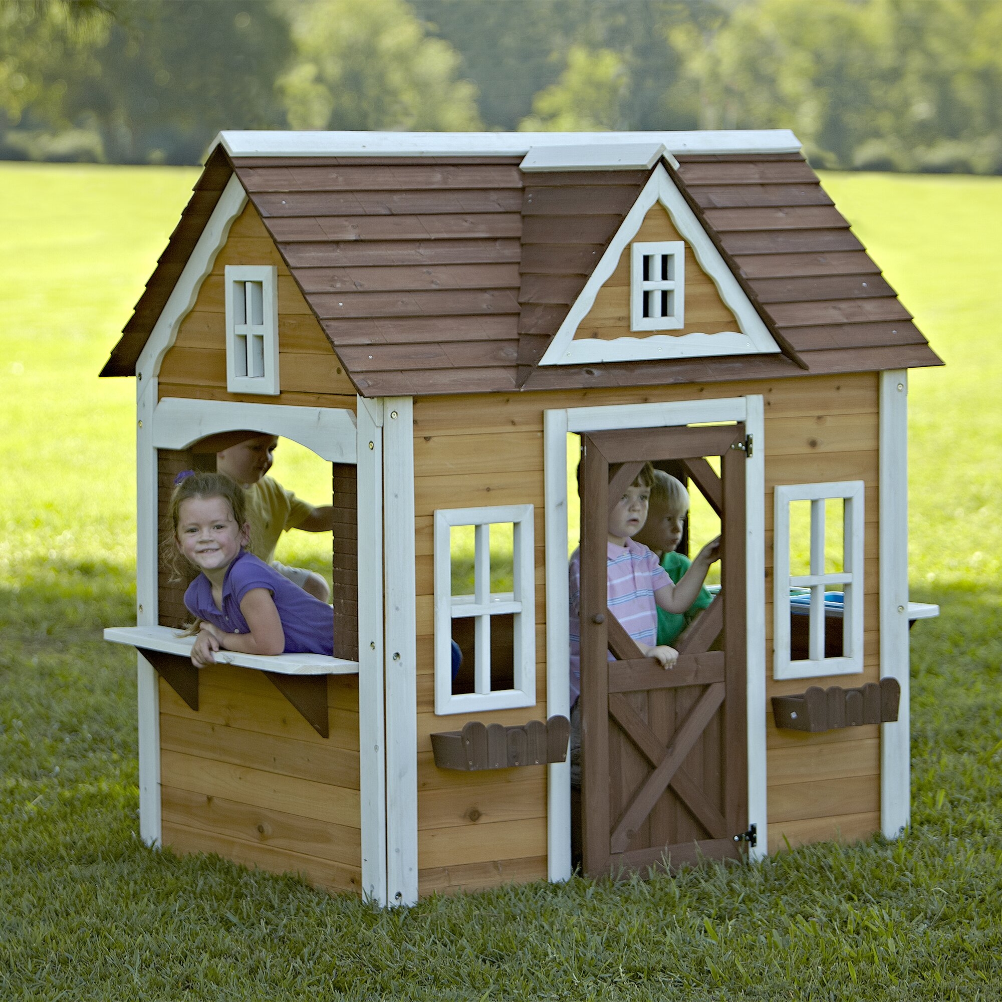 Playhouse With Loft 