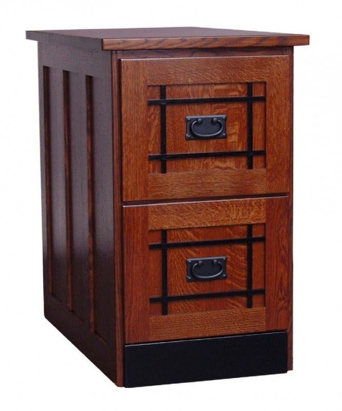 Solid Wood File 2 Drawer Foter