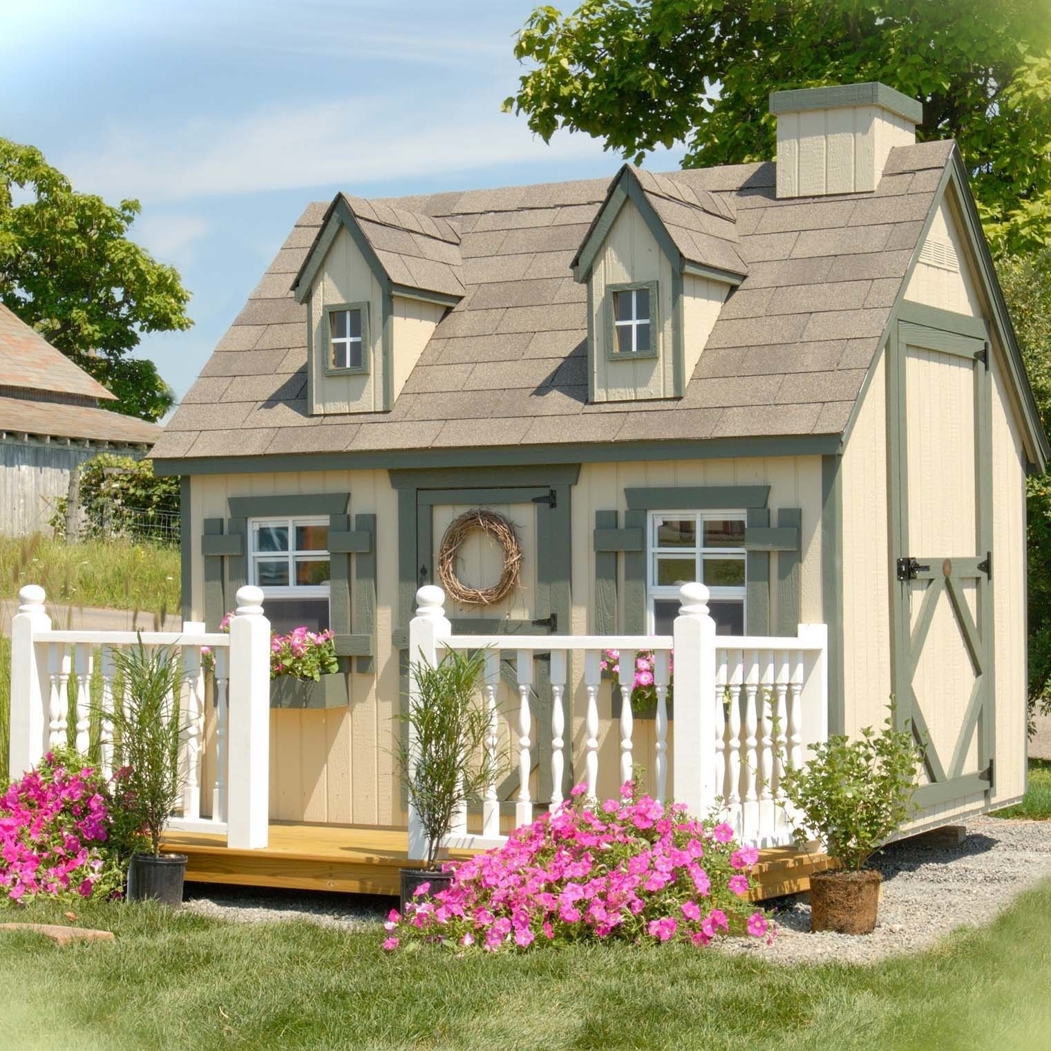 The whimsical cottage cape cod playhouse kit