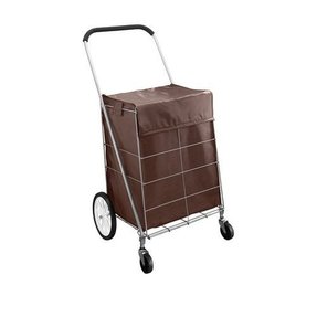 Tri wheel shopping trolley
