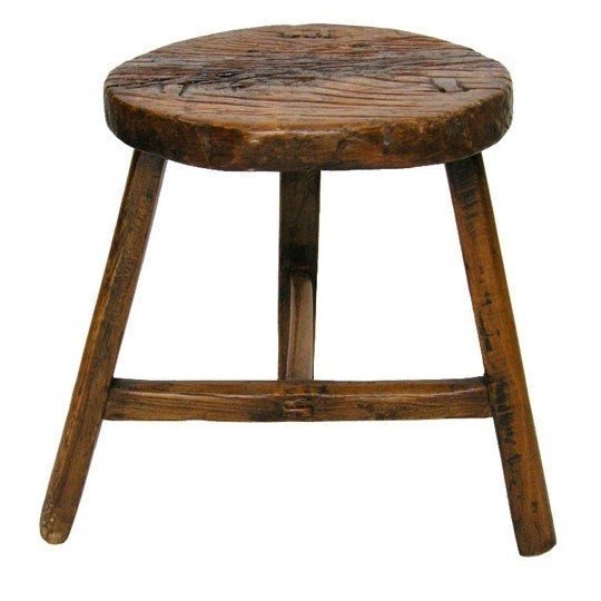 Vintage milking stool 3