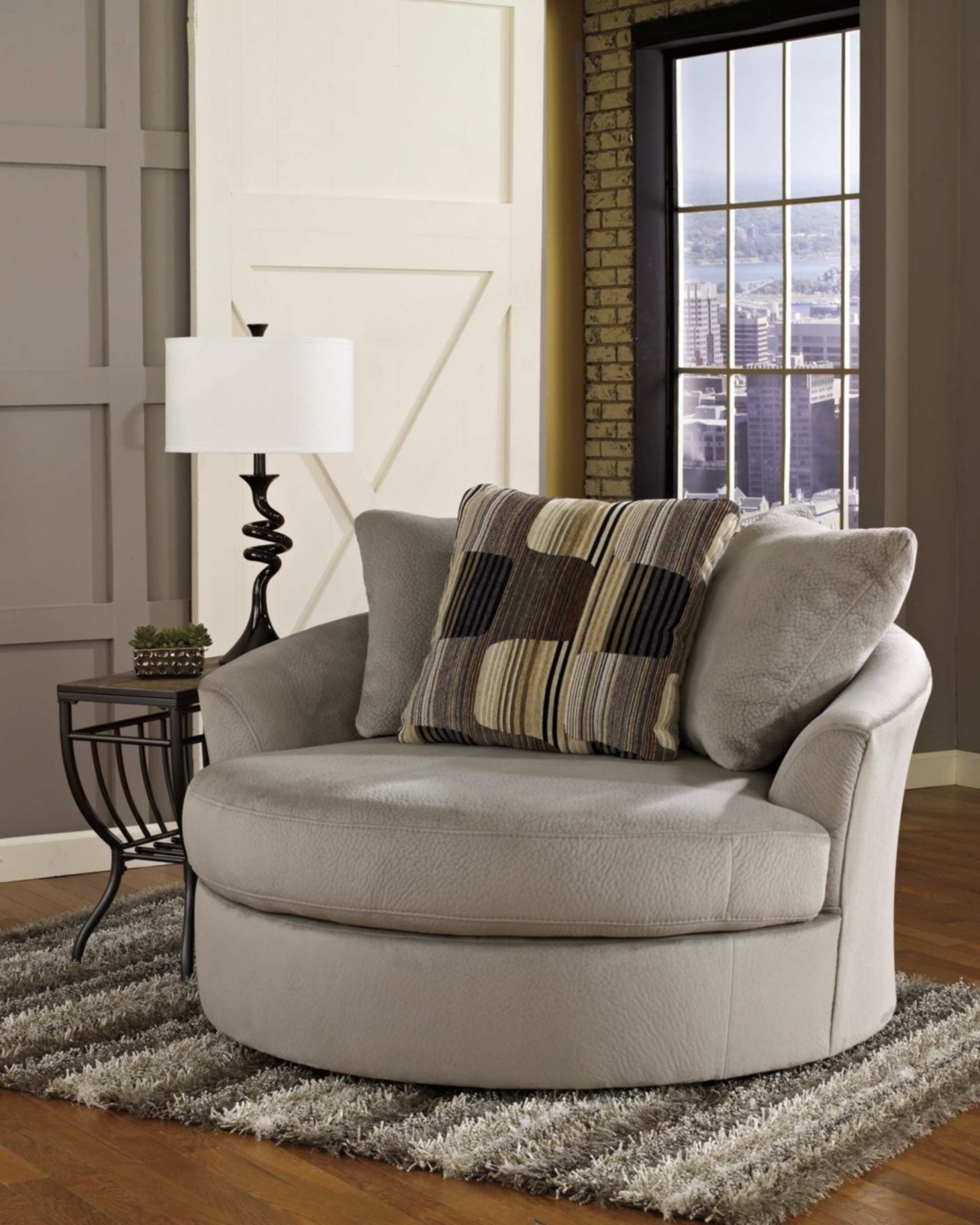 Oversized round online chair