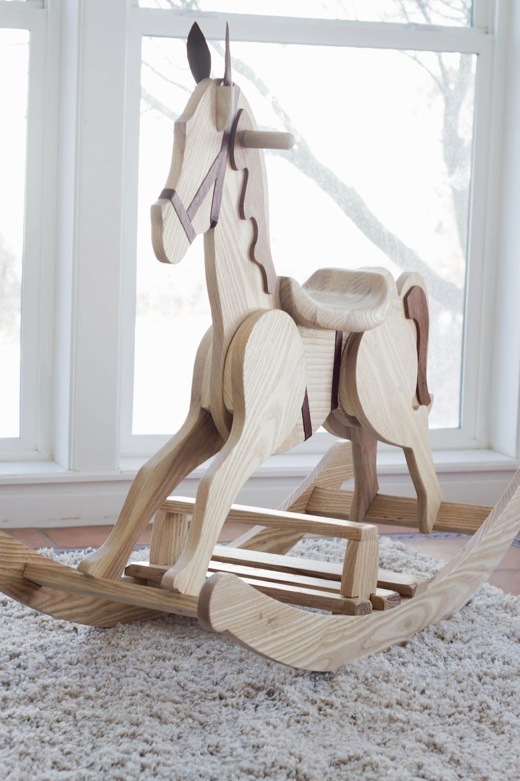 Wooden rocking horse kit