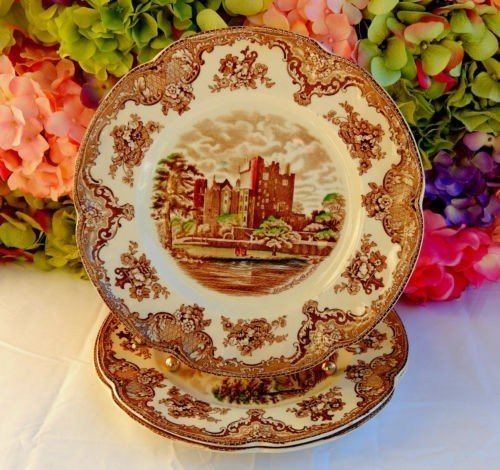 3 beautiful johnson brothers old britain castles multi color dinner