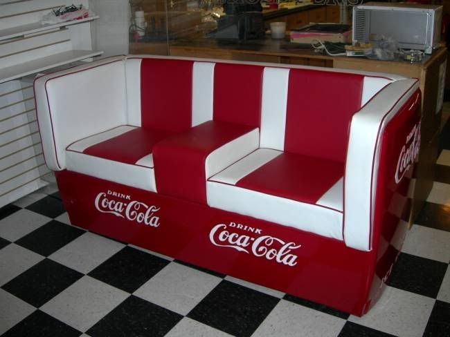 Coca cola cooler couch