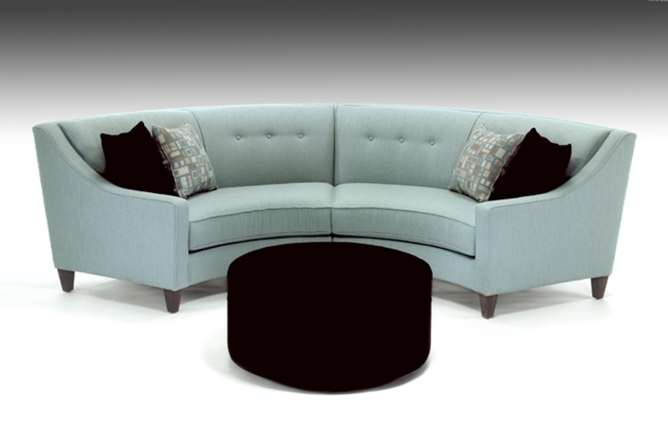 Curved sectional sofas for small spaces