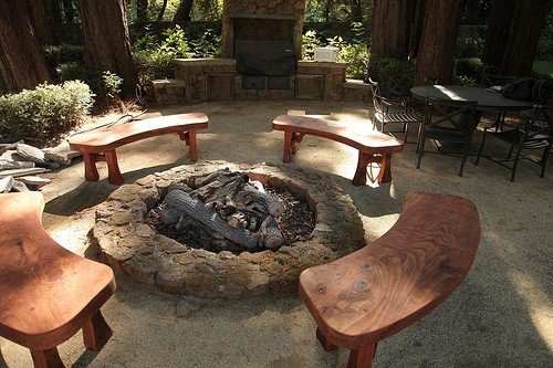 Fire pit benches 2