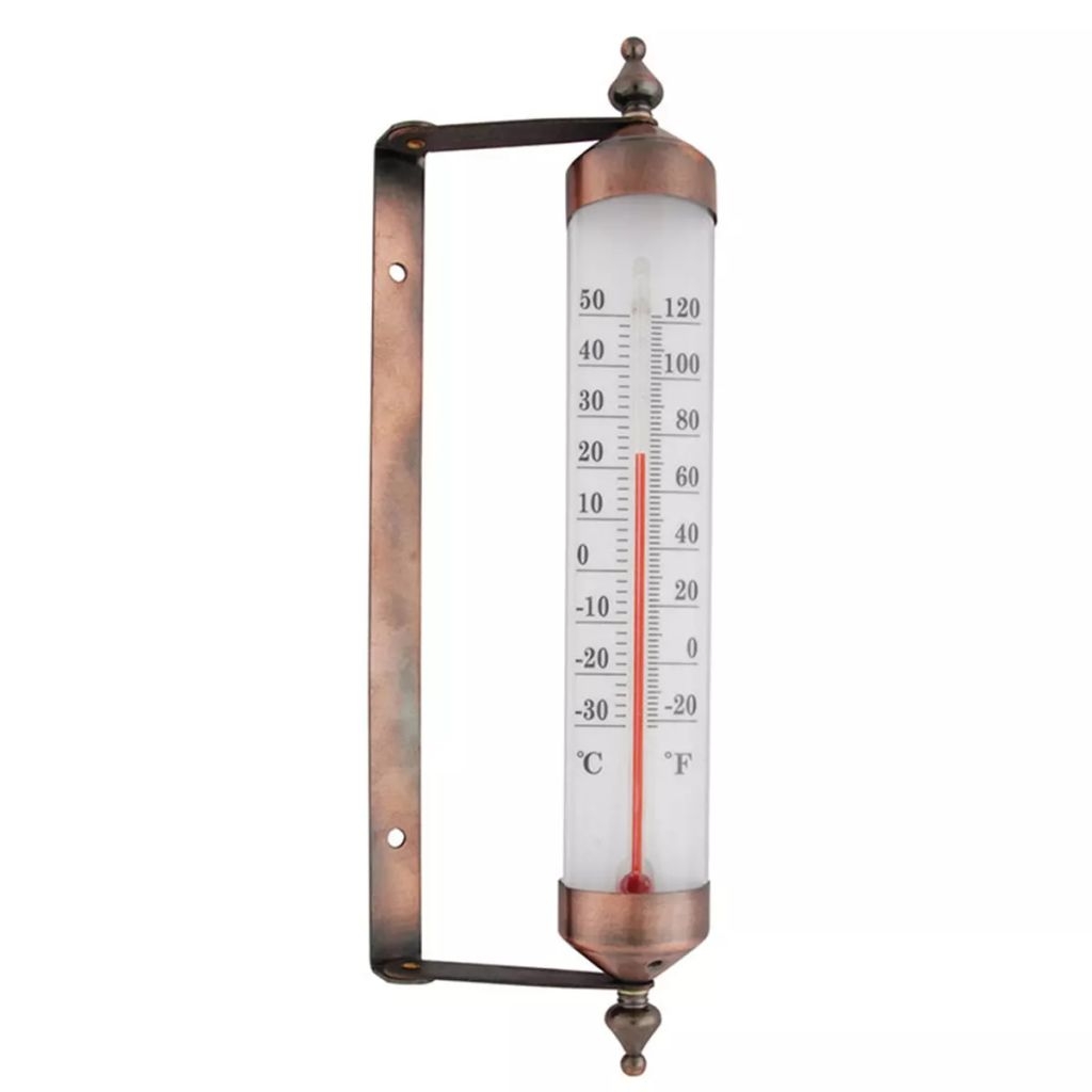Garden thermometer traditional outdoor decor