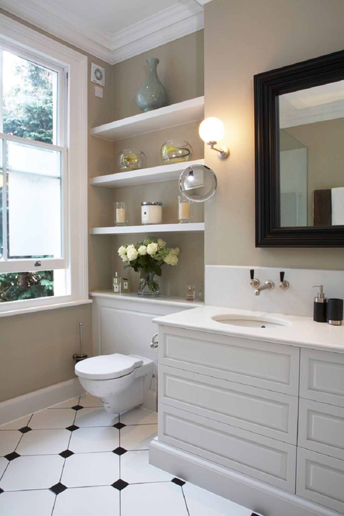 bathroom shelves above toilet ideas