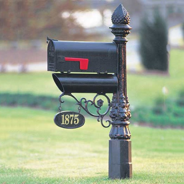 Iron Mailbox Post | Foter