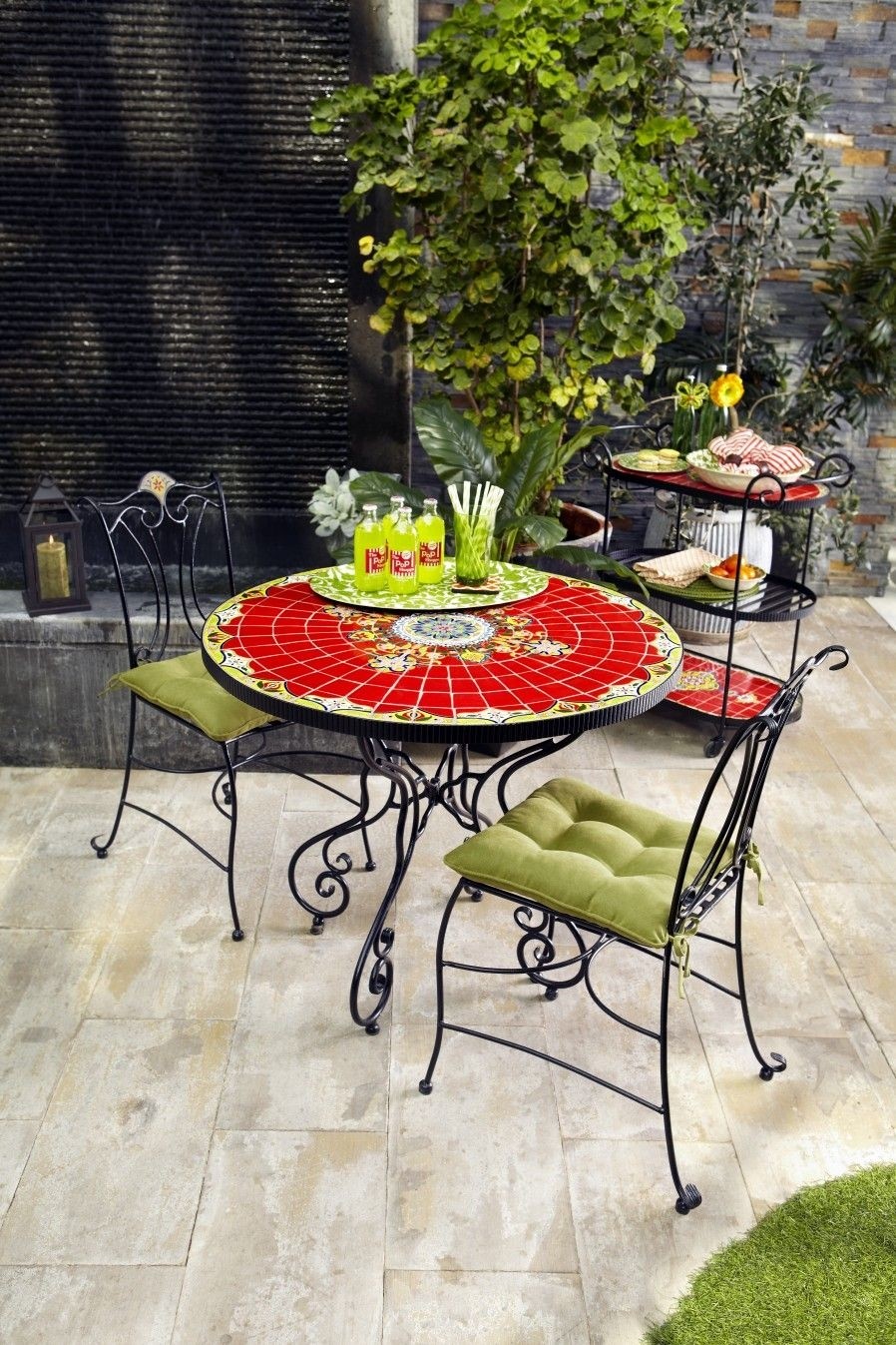 Mosaic discount bistro set