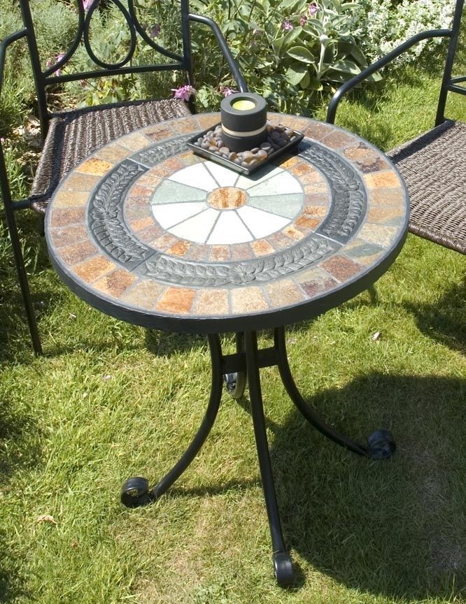 Mosaic bistro table