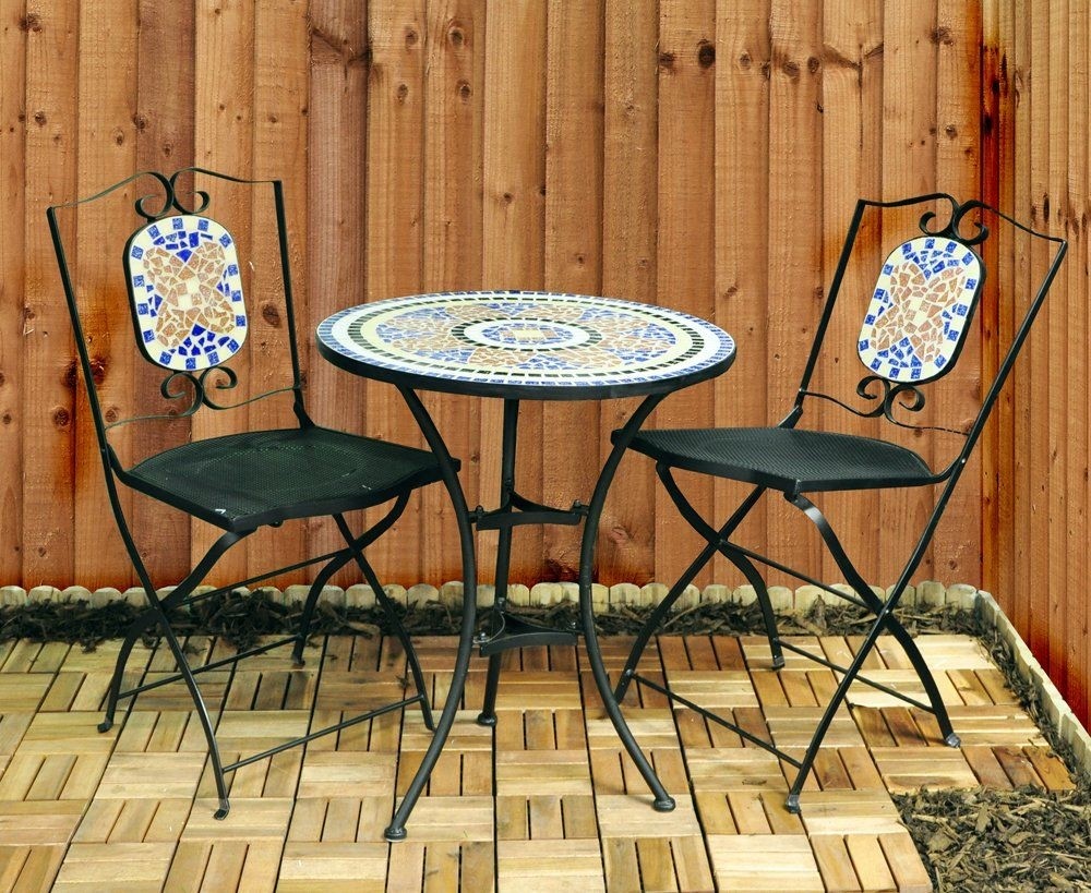 Mosaic patio set