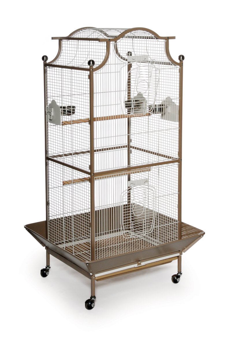 Prevue Pet Products Pagoda Cockatiel Cage, Coco and Cream
