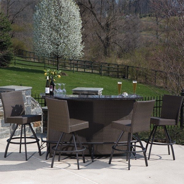 Simply the best in outdoor bars and bar stools alfresco