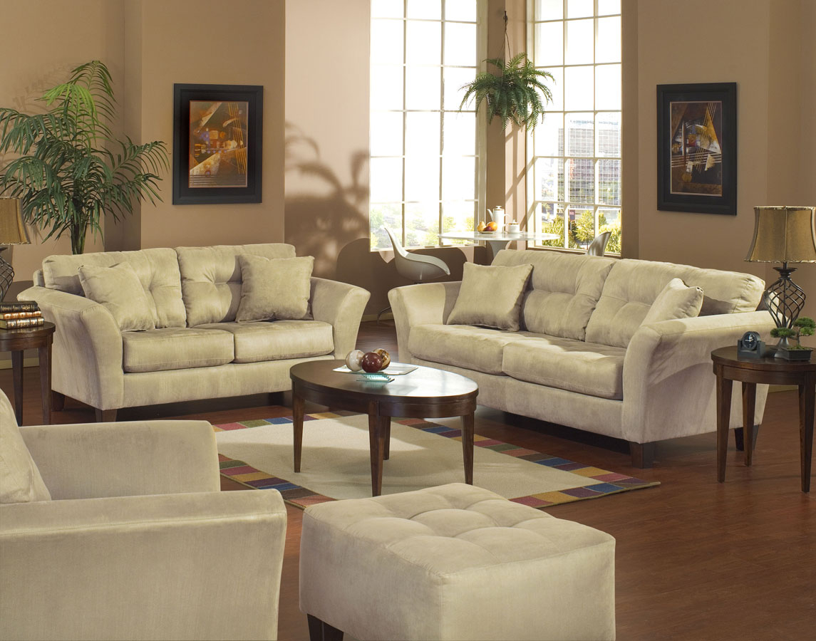 Sofa set jackson furniture jf rivera set khaki living room
