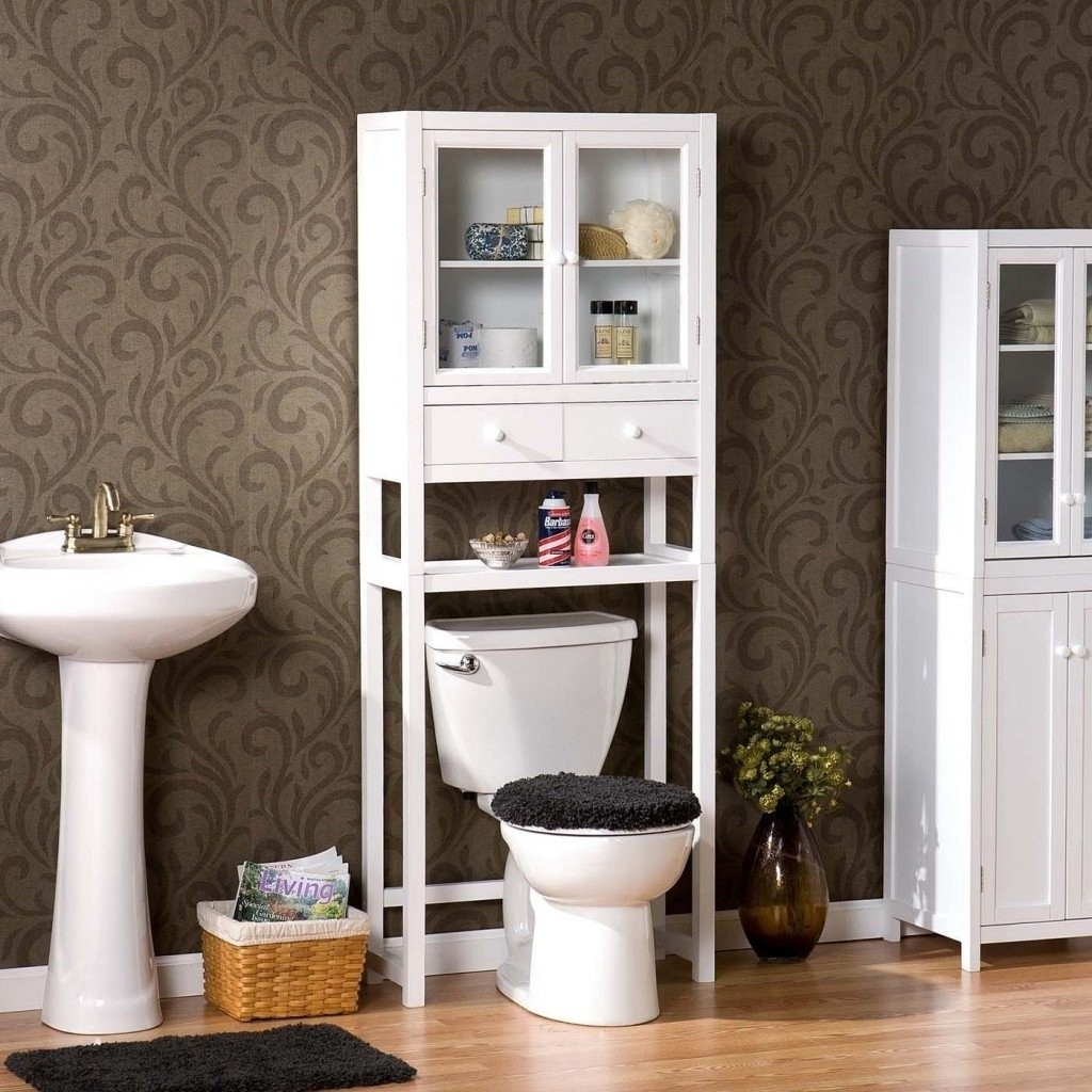 White Over The Toilet Storage - Ideas on Foter