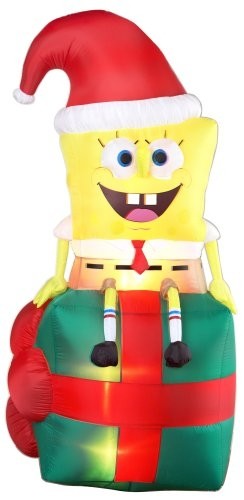 Airblown inflatable gemmy spongebob 8ft