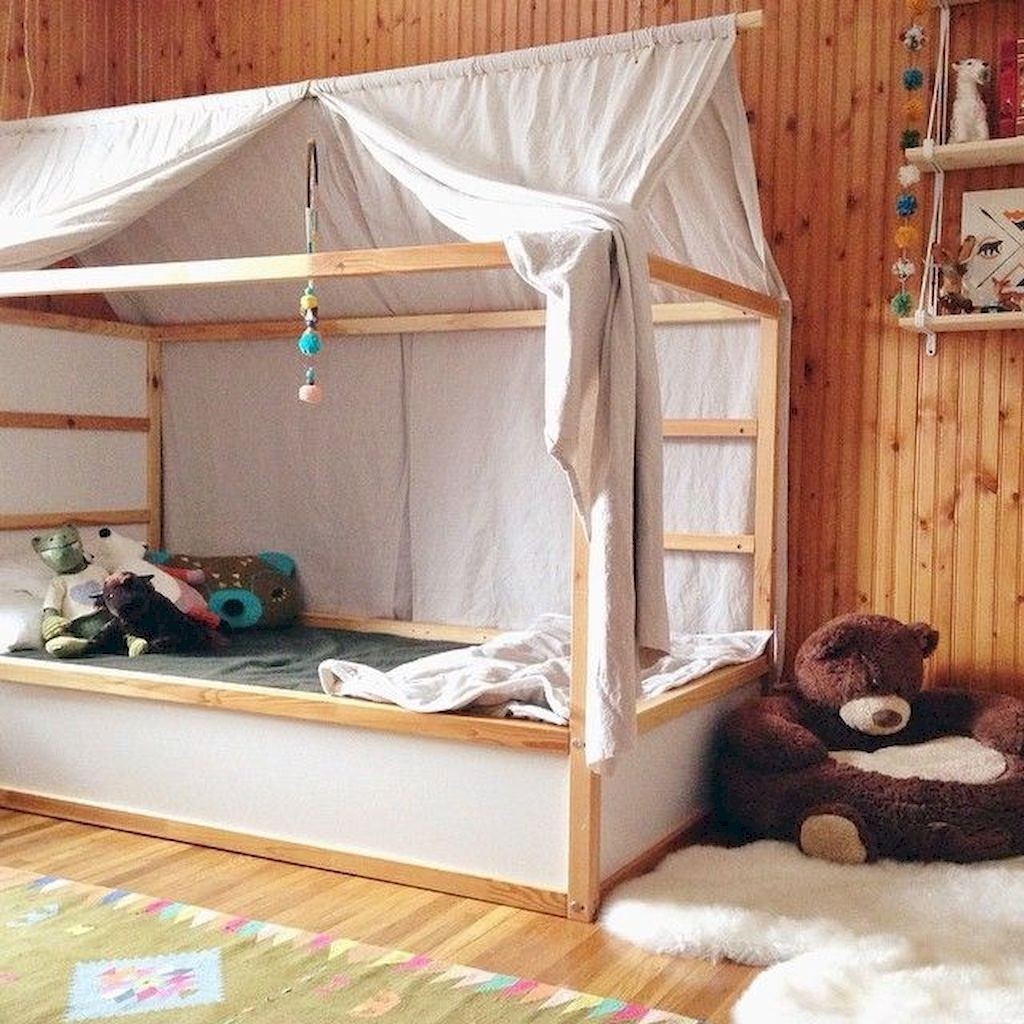 Bunk bed with tent