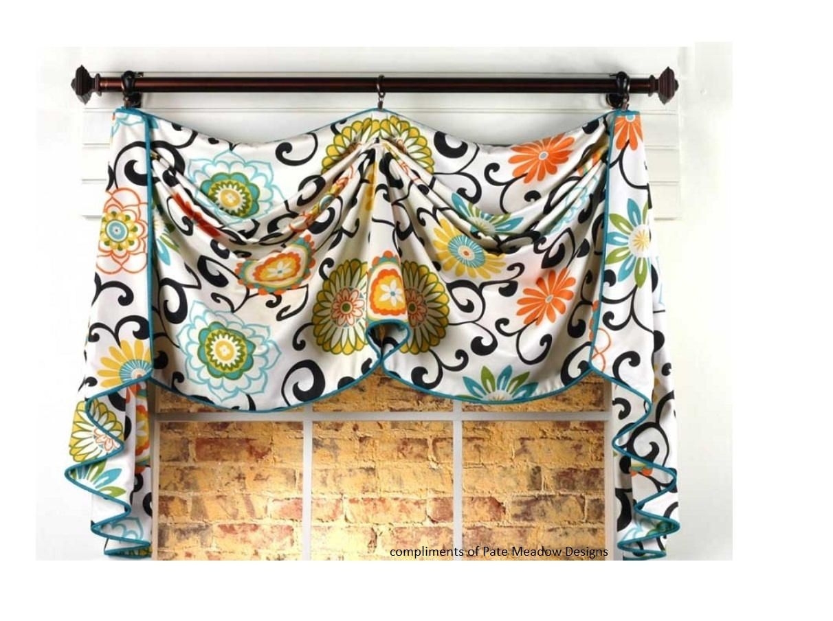 Catherine valance sewing pattern curtains