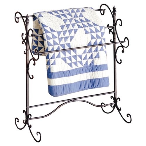 Comfy classics for every room beacon blanket rack in black
