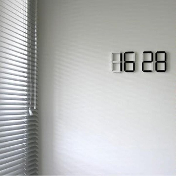 Cool digits wall clock jpg