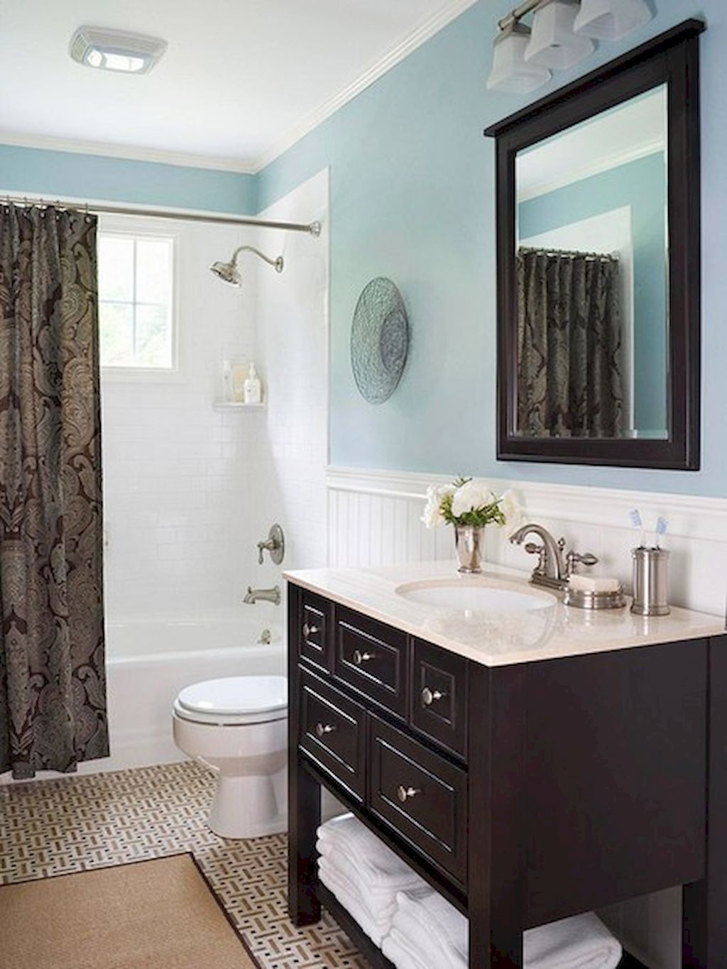 Vanity Bathroom Ideas / 18 Savvy Bathroom Vanity Storage Ideas Hgtv - The charming and functional vanity is mainly made of wood, with a stone counter, and white ceramic basin.