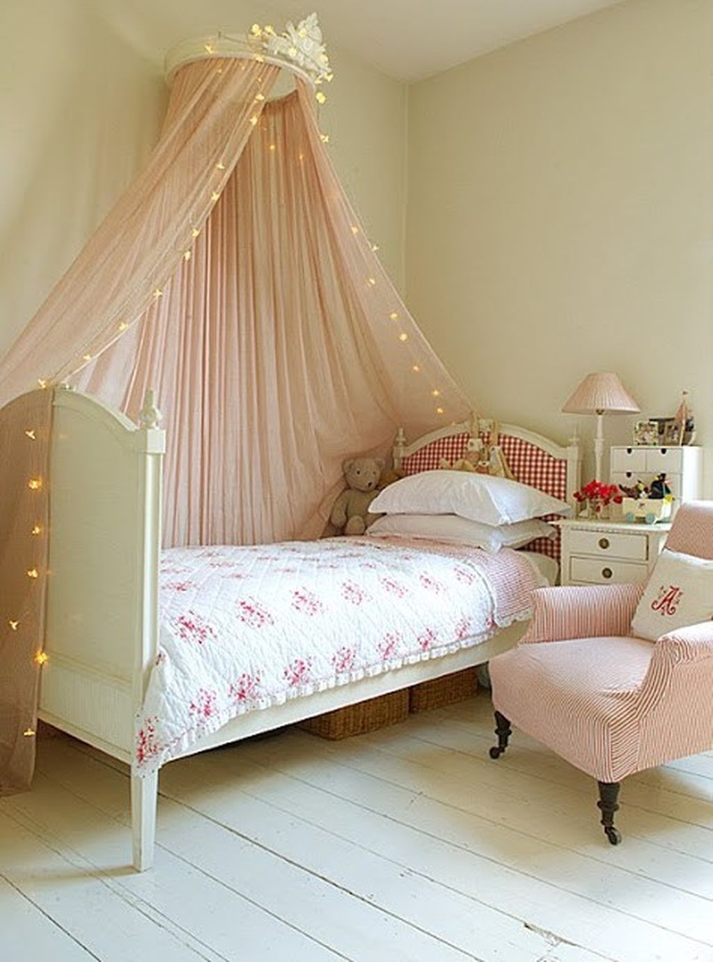 Kids canopy 2024 over bed