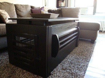 Dog crate table