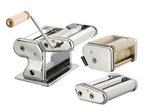 Pasta Maker Machine by Imperia- Deluxe Set W 2 Attachments, Star Ravioli #bgi