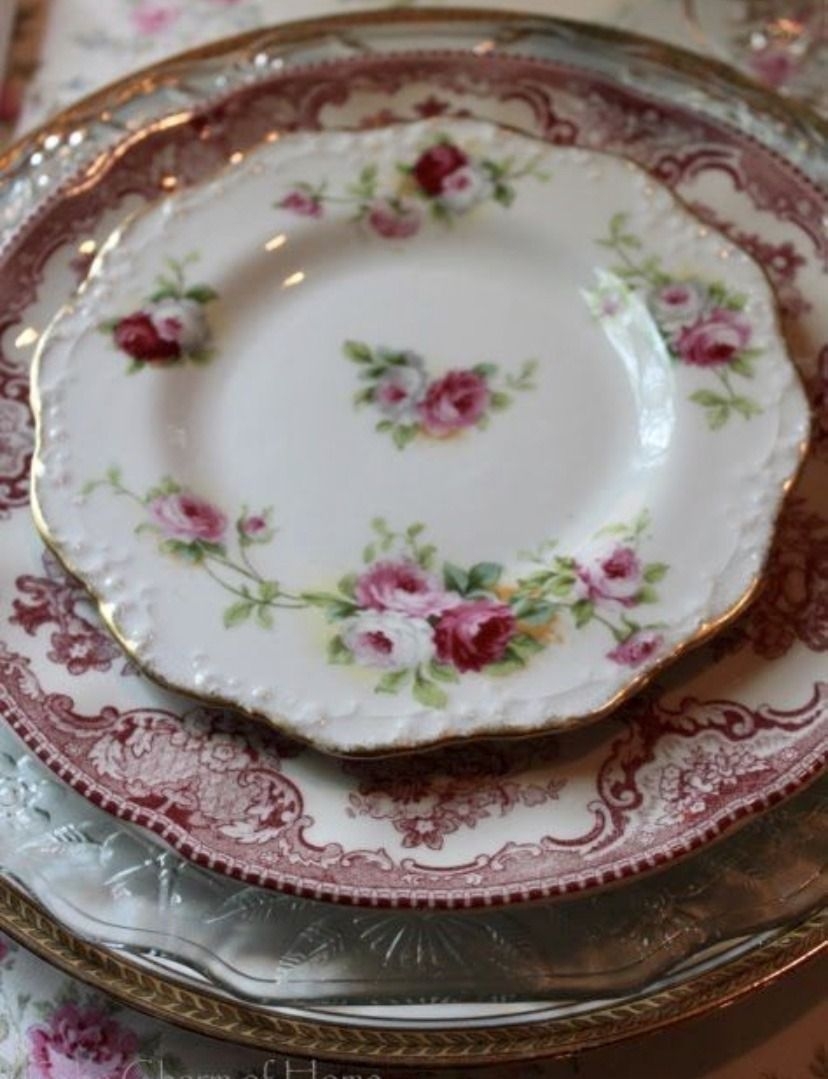 Floral dinnerware sets 11