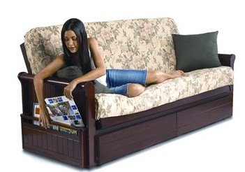 Hardwood futons
