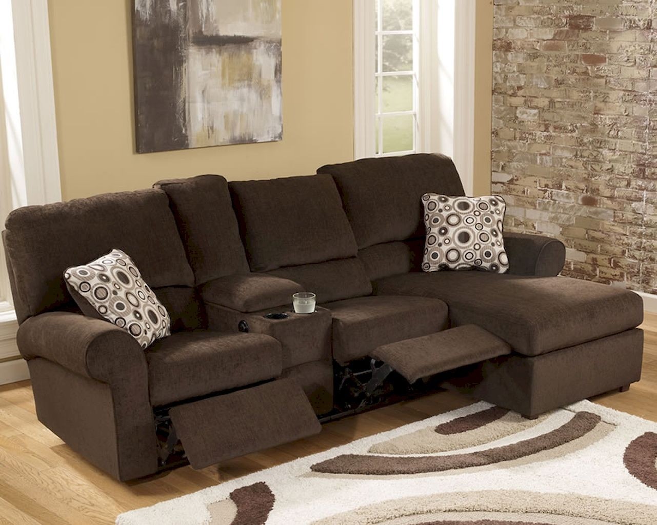 Leather sectionals for small spaces