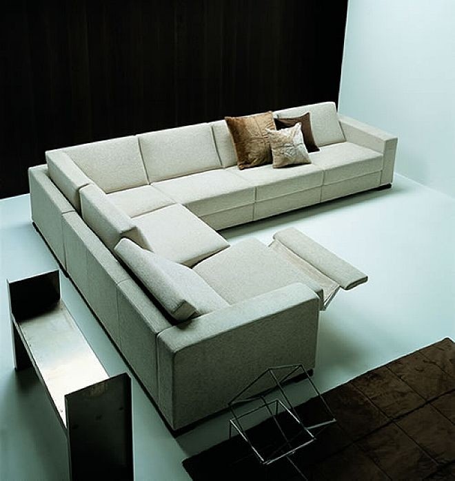 Modern Reclining Sectional 