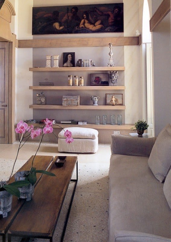 Nice space love the vertical line created on the shelving