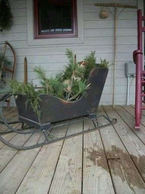 Outdoor Santa Sleigh - Foter