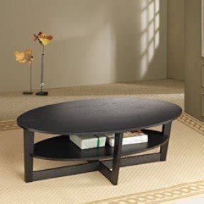 Oval coffee table with storage 5