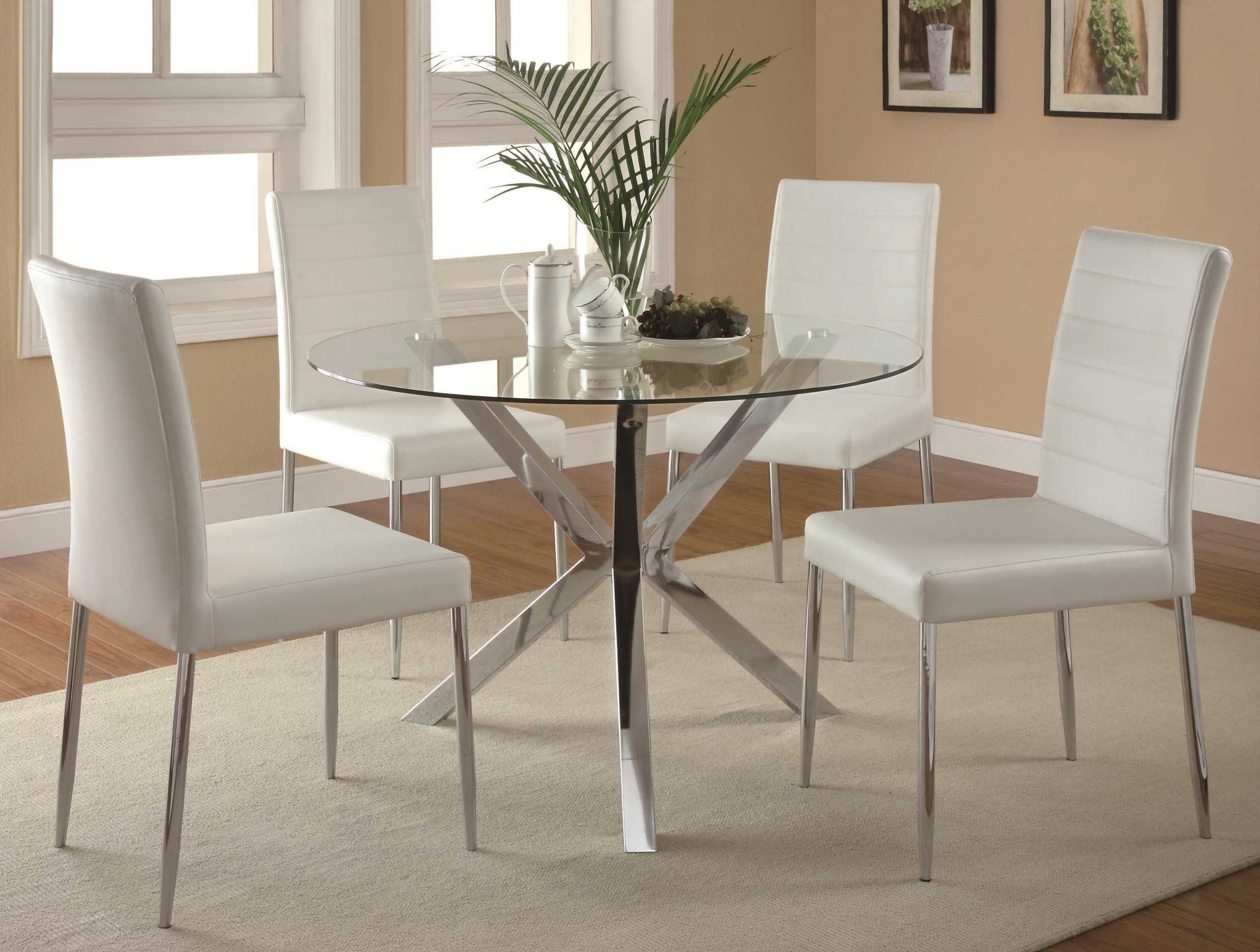 Glass Dining Room Table Set : 10 Modern Unique Glass Top Dining Tables Ideas Pros Cons Guidance / Perfect for small apartment, kitchen, dining room, breakfast nook or other limited spaces.