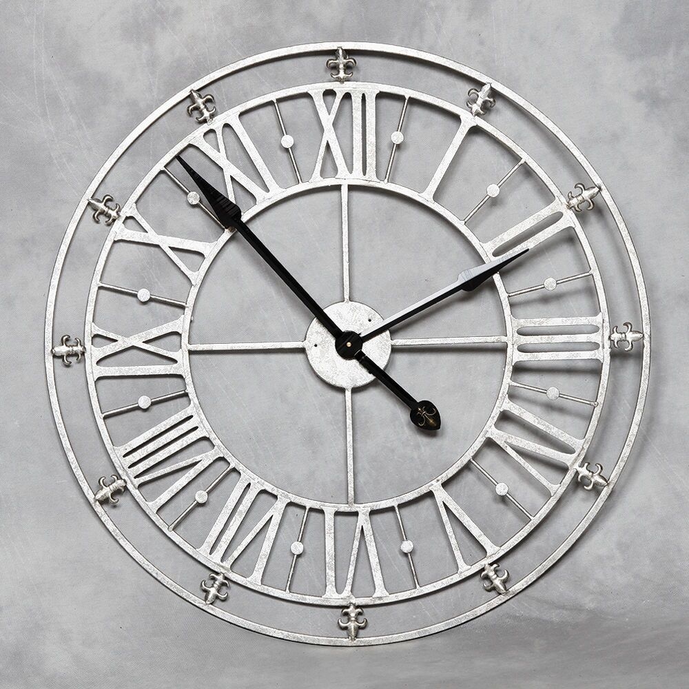 Silver wall clocks 1