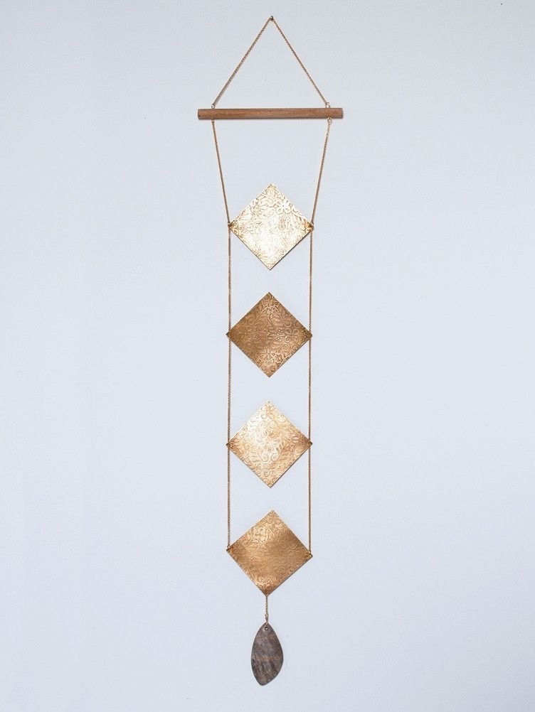 Susan connor ny brass wall hanging 2