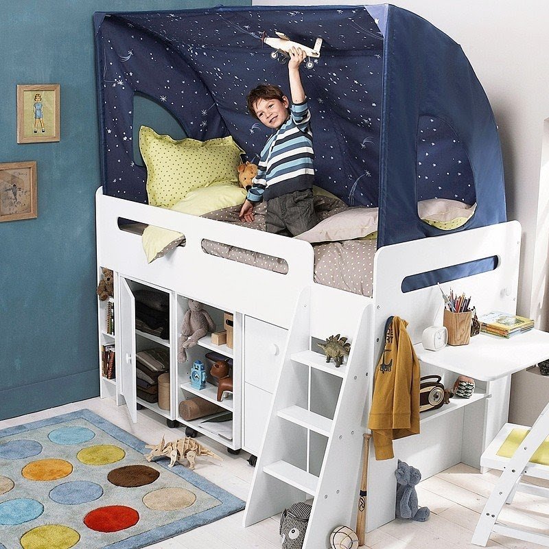 Loft store bed tent