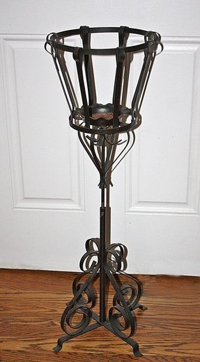 Best Metal Plant Stands Indoor Ideas On Foter Vintage Wrought Iron Height Adjule