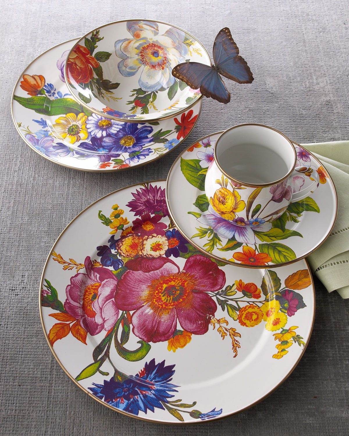 Flower hotsell dish set