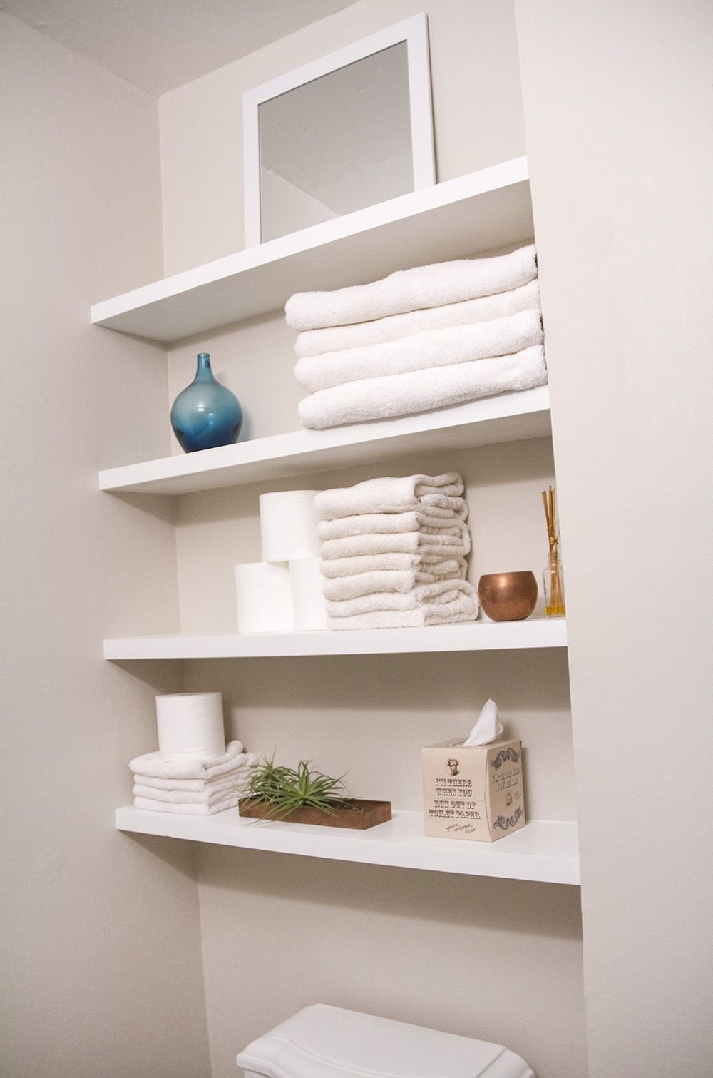 Behind Toilet Shelves - Ideas on Foter