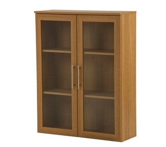 Oak Bookcases With Glass Doors | Foter