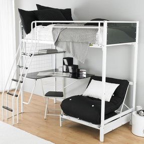 Bunk Bed With Desk And Futon Ideas On Foter