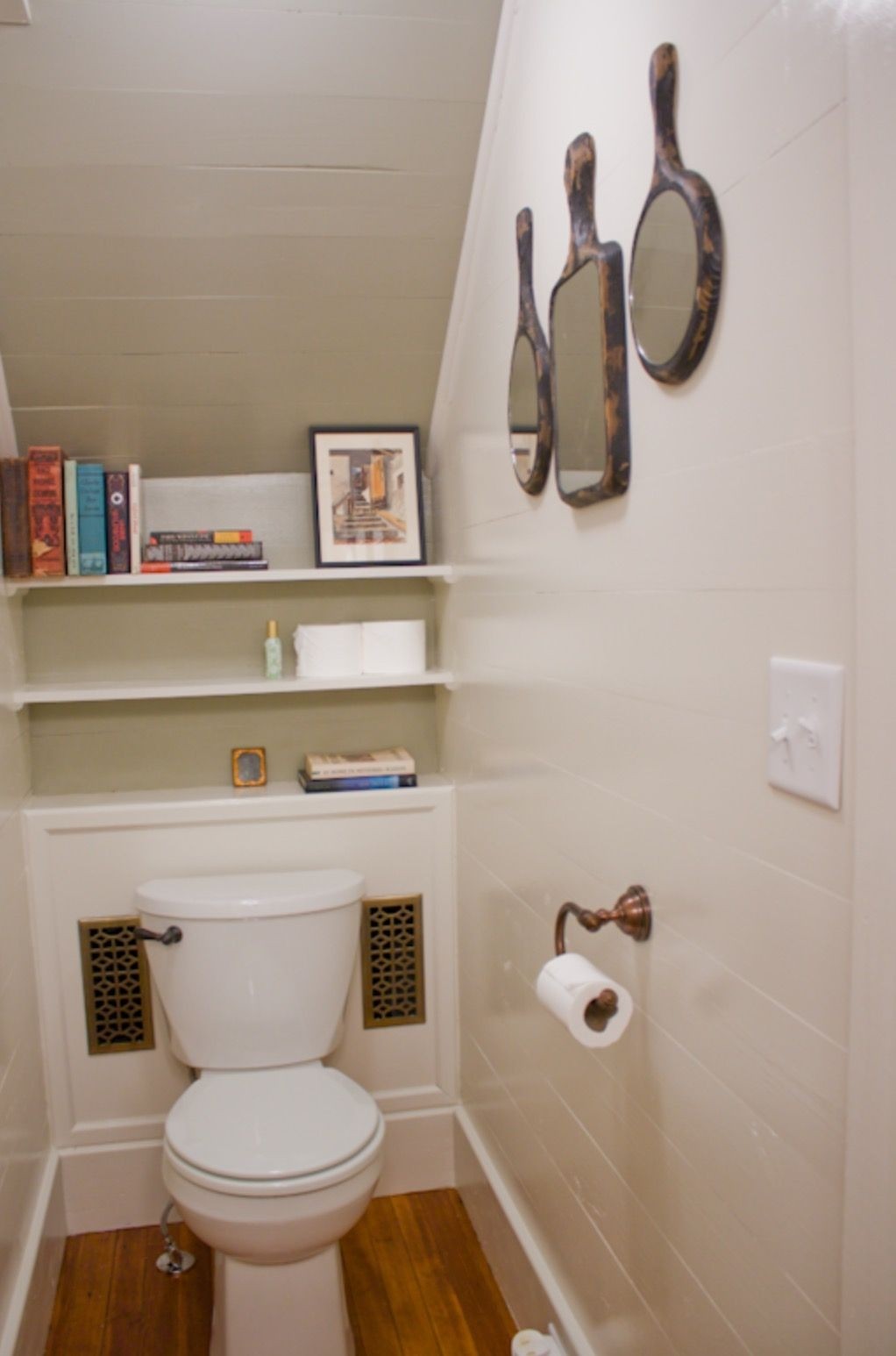 Behind Toilet Shelves - Foter