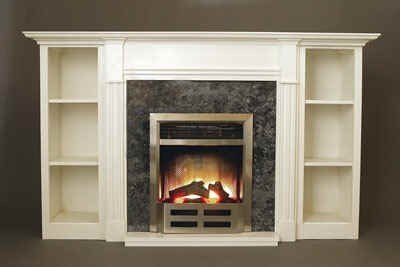 Bookshelves with electric fireplace electric fireplace bookcase