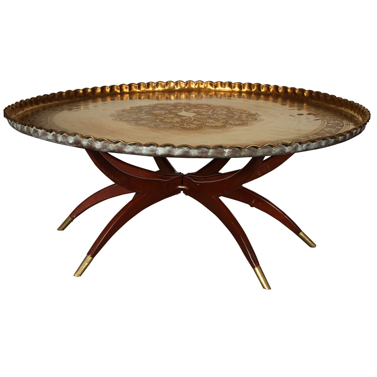 Large Round Tray For Ottoman Ideas on Foter