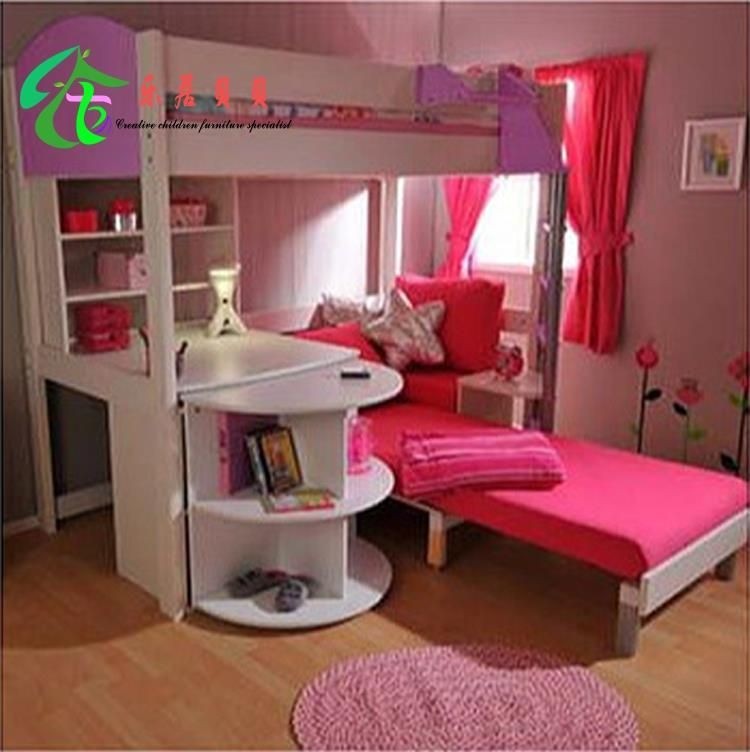 ikea kids bunk bed with desk